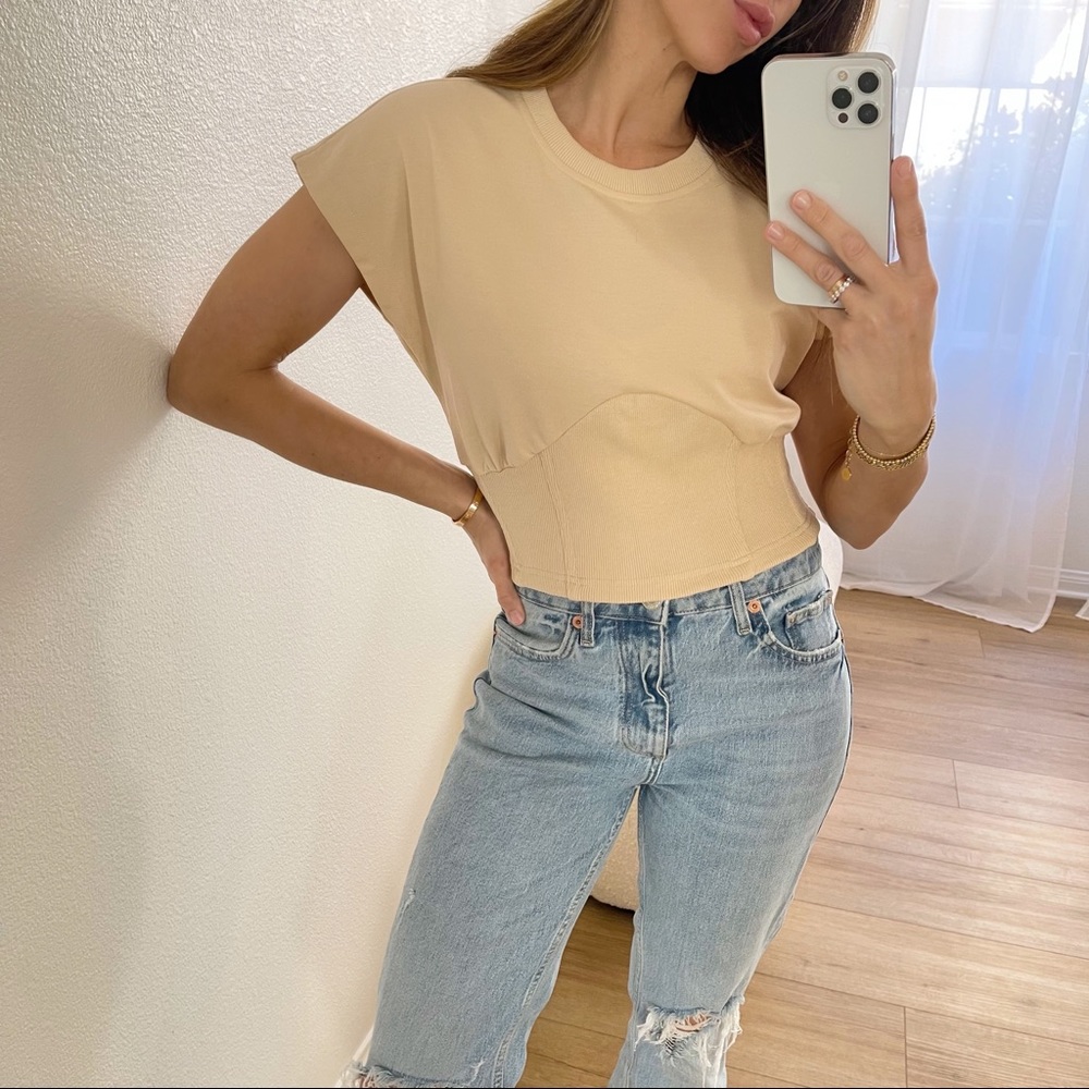LAST • Not You’re Average Cropped Top - Picture 2 of 5